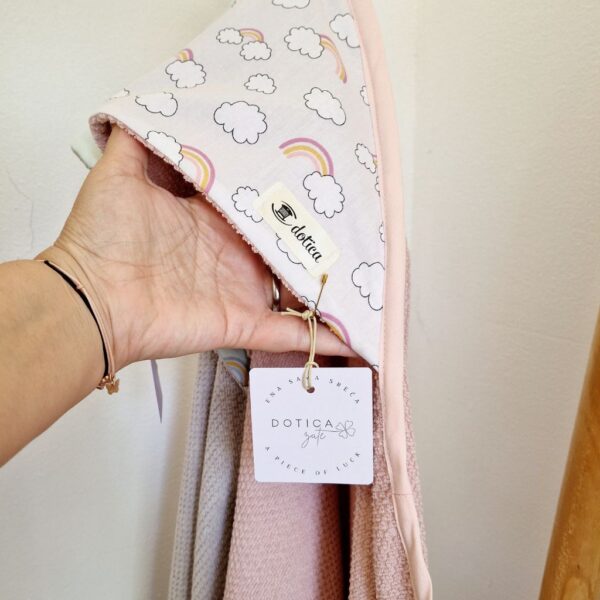 Brisačka bebe vafel z oblački